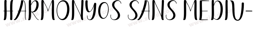 Harmony0S Sans Mediu字体转换